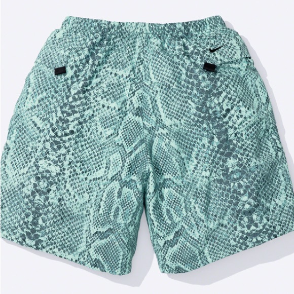 SUPREME x NIKE ACG • Nylon trail short mint snakeprint size XL - Picture 2 of 7